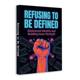 Paperback mockup of teen identity and inner strength book