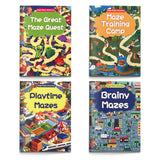 Maze Activity Collection: 4-Book Set main cover and printed book set view, image 1, bundle ISBN 9798900664163