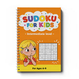 Sudoku for Kids Workbook , 4-Level Logic Puzzle Collection for Ages 3–12+, Beginner to Challenge Sudoku Practice, Number Reasoning, Focus Training, Problem-Solving, and Brain-Building Fun
