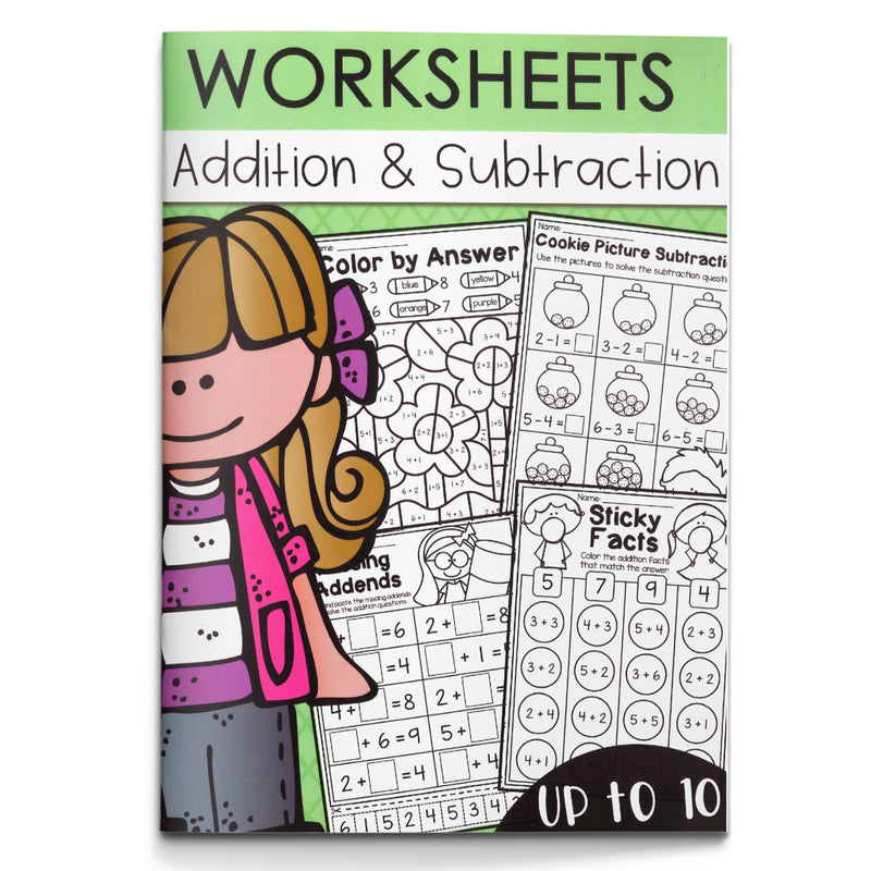 Picture Addition and Draw Count Workbook for Kids cover