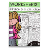 Picture Addition and Draw Count Workbook for Kids