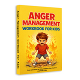 Anger Management Workbook for Kids product image 5 showing printed book details for screen-free reading and learning