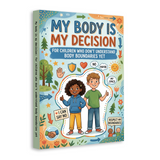 My Body Is My Decision Body Safety Book for Kids product image 5 showing printed book details for screen-free reading and learning