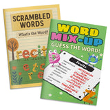 Children's word puzzle and spelling practice bundle for early readers