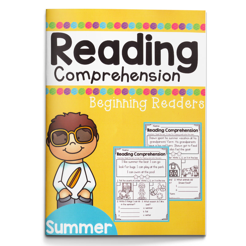 Reading Comprehension Workbook Short Passages cover
