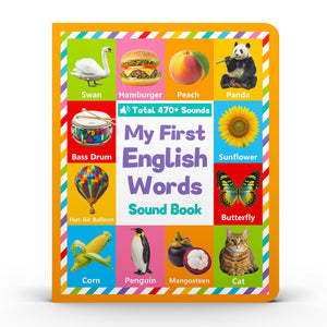 Kids First Words Sound Book cover