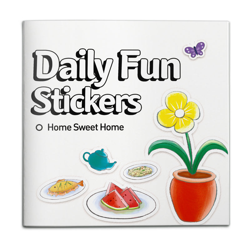 Daily Fun Stickers Home Sweet Home picture book cover