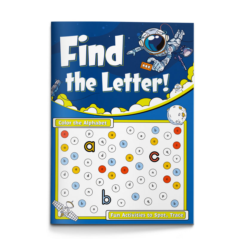 Find and Color Letters Workbook cover