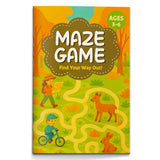 Maze Game, Find Your Way Out Activity Book for Kids Ages 3–6, Early Learning Maze Puzzle Book with Pathfinding Fun, Problem Solving, Visual Thinking, and Preschool Skill Building