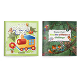 Coloring Activity Collection: 12-Book Set main cover and printed book set view, image 1, bundle ISBN 9798900663210