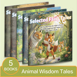 Selected Fairy Tales 5-Book Set Fox Moon Tortoise Frog and Wolf cover