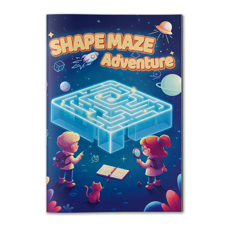 Shape Maze Adventure Geometry Paths cover for kids
