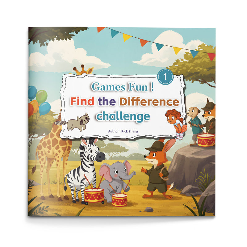 Games Fun Find the Difference Challenge Book cover