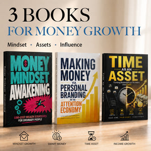 AI Personal Brand and Digital Productivity 3-Book Set physical printed book set image 1, bundle ISBN 9798904664244