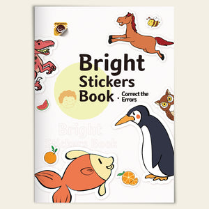 Bright Stickers – 8-Book Sticker Activity Set (3rd Edition): Fun English Learning with Stickers for Kids