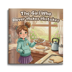 The Girl Who Never Makes Mistakes growth mindset picture book for kids cover