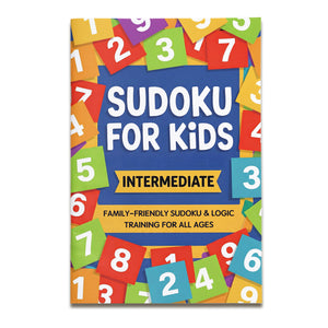 Sudoku for Kids Puzzle Books, 4 Progressive Levels Beginner to Challenge, Number Logic Workbooks for Focus, Critical Thinking and Problem-Solving Practice