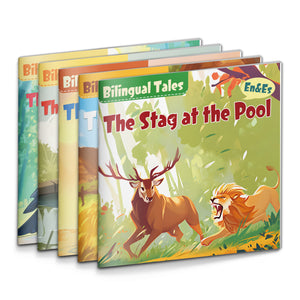 Bilingual Storybook Collection: 5-Book Set main cover and printed book set view, image 1, bundle ISBN 9798900665887