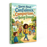 Ages 6-12 confidence book for self-acceptance and family discussion