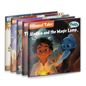 Bilingual Storybook Collection: 5-Book Set main cover and printed book set view, image 1, bundle ISBN 9798900665832