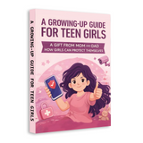 Growing-Up Guide for Teen Girls product image 5 showing printed book details for screen-free reading and learning