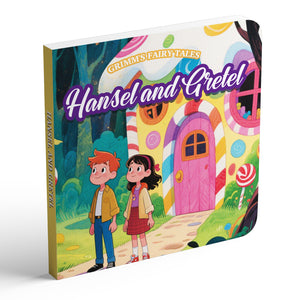 Hansel and Gretel classic fairy tale picture book cover for kids