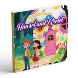 Hansel and Gretel classic fairy tale picture book cover for kids