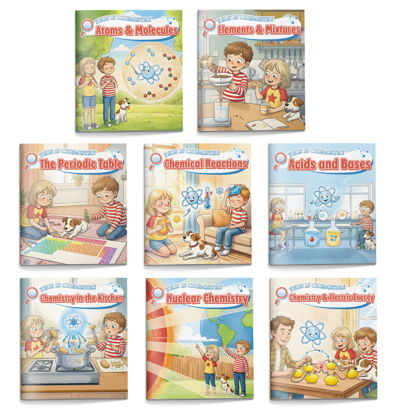 This Is Chemistry 8-book STEM science set for kids