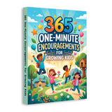 365 One-Minute Encouragements for Growing Kids product image 5 showing printed book details for screen-free reading and learning