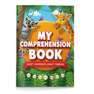 Reading Comprehension Workbook for Kids, Read and Answer Simple Questions, Early Sentence Understanding, Picture Choice Practice, Kindergarten Literacy and Language Learning Book