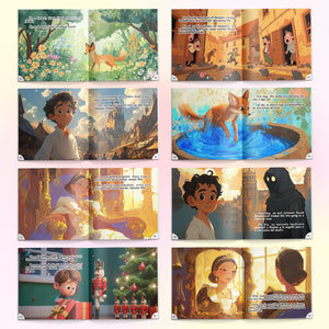 Bilingual Storybook Collection: 5-Book Set main cover and printed book set view, image 1, bundle ISBN 9798900664071