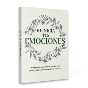 Reinicia Tus Emociones, 50-Day Emotional Healing Plan Book in Spanish for Self-Reflection, Inner Growth, Emotional Recovery, and Personal Renewal