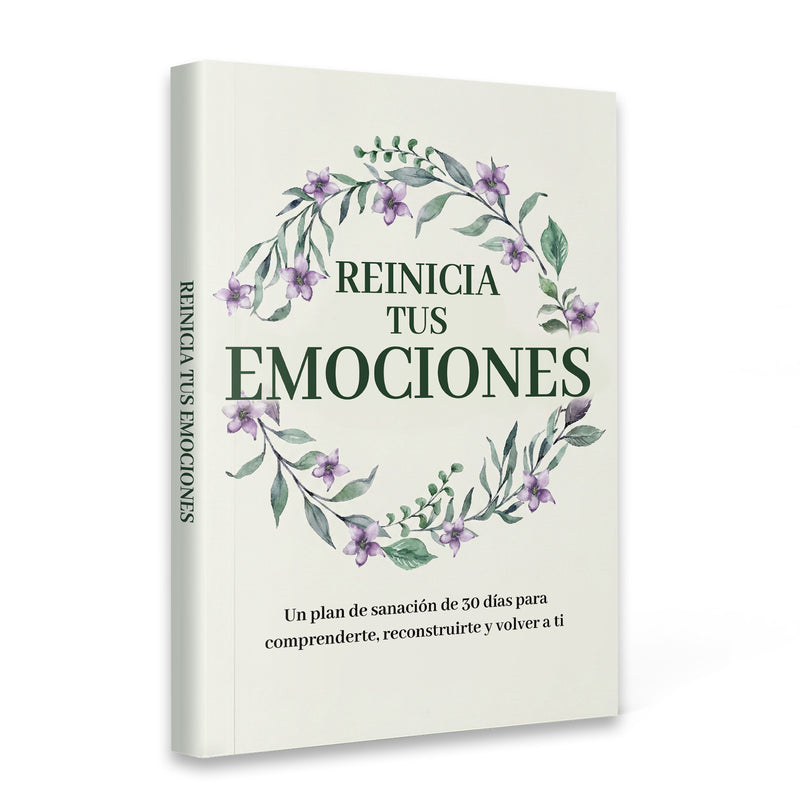 Reinicia Tus Emociones Spanish emotional healing book cover