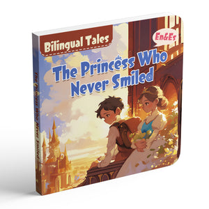 The Princess Who Never Smiled Bilingual Storybook for Kids, English and Spanish Picture Book, Classic Fairy Tale for Early Reading, Language Learning and Bedtime Reading