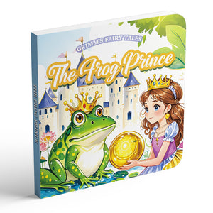 The Frog Prince classic fairy tale picture book cover for kids