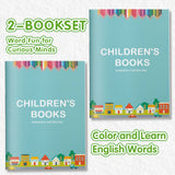 Read Copy Cut and Glue Vocabulary Workbook + Read Copy Cut and Glue Vocabulary Workbook: 2-Book Set main cover and printed book set view, image 1, bundle ISBN 9798900667522
