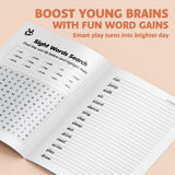 Printed early reading workbook for word find and spelling practice