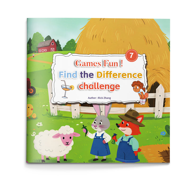 Children's Find the Difference Activity Book cover
