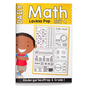 Daily Math Practice Workbook Counting and Shapes cover