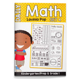 Daily Math Practice Workbook Counting and Shapes cover