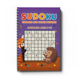Sudoku Puzzle Book Set for Kids Ages 3–12, 4-Book Progressive Brain Game Workbook Bundle, Beginner to Challenge Level Logic Puzzles for Focus, Critical Thinking and Problem-Solving Skills