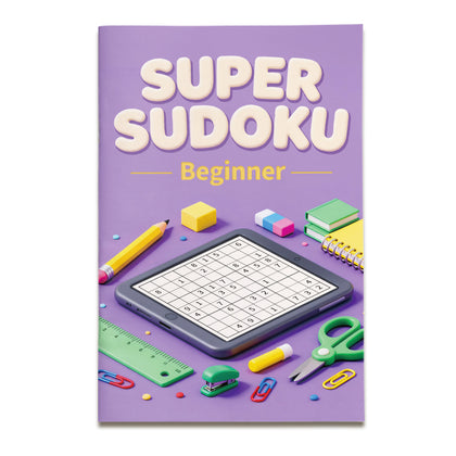 Super Sudoku Puzzle Books Number Grid Logic Set covers