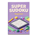 Super Sudoku Puzzle Books Number Grid Logic Set covers