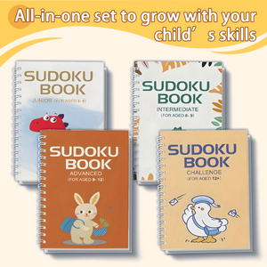 Kids Sudoku Book Collection 4-Level Number Puzzles cover