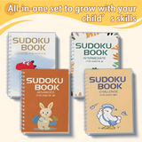 Kids Sudoku Book Collection: 4-Level Number Puzzles