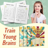 Super Sudoku Adventure: 4-Level Puzzle Books product image 13 showing printed book details for screen-free reading and learning