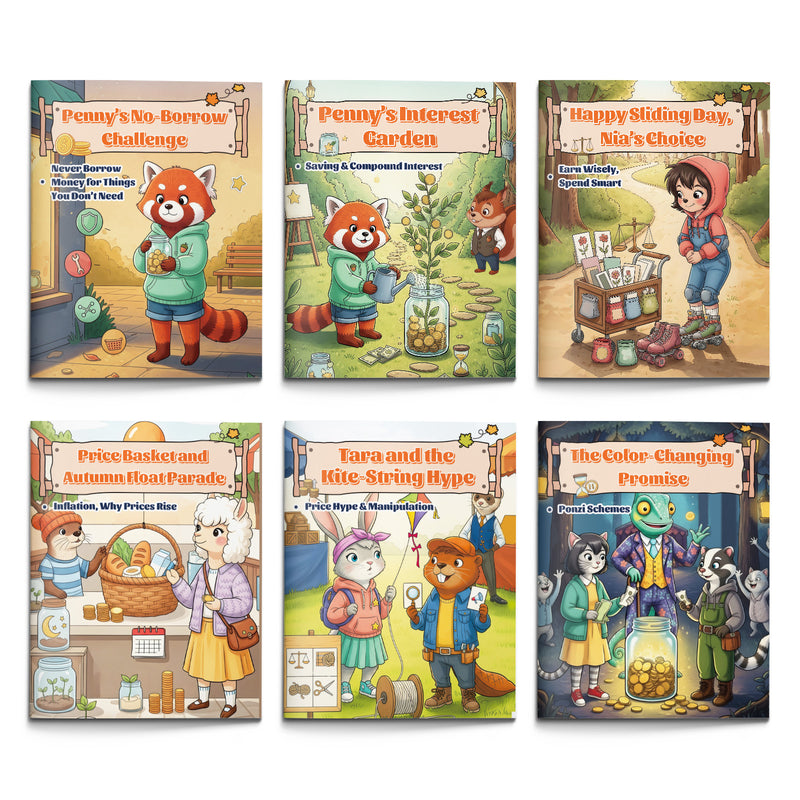 Kids Money Skills 6-book financial literacy set
