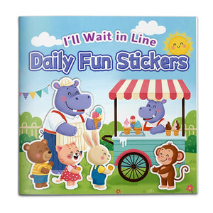 Daily Fun Stickers I'll Wait in Line cover