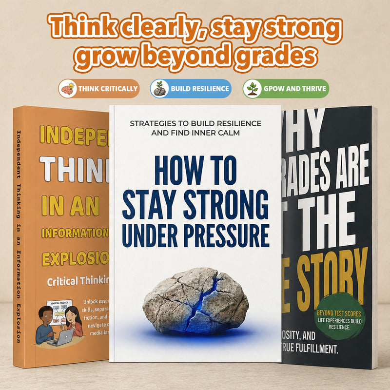 Teen Thinking, Achievement and Resilience 3-Book Set main printed book set image, image 1, bundle ISBN 9798904663520