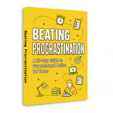 Standing product view of Beating Procrastination 21-Day Action Guide for Teens